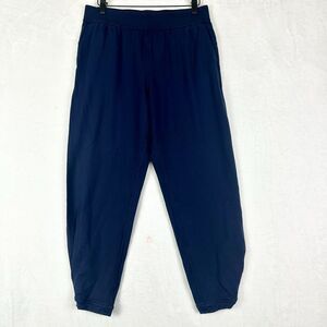 Lululemon Twisted & Tucked Jogger Pant Size 8 Navy 25" Modal French Terry